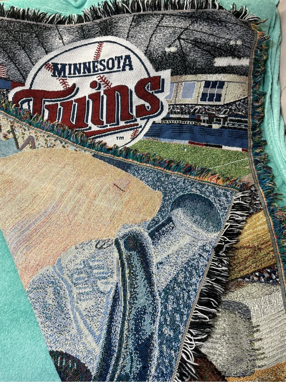 Minnesota Twins “Home Field Advantage” 50” X 60” Woven Tapestry Throw